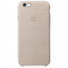 Чехол кожаный для iPhone 6s Plus Бежевый