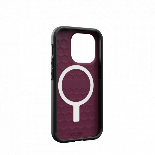 Защитный чехол Uag Civilian для iPhone 15 Pro с MagSafe - Бордо (Bordeaux)