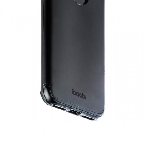 Накладка металлическая iBacks Premium для iPhone 8 Plus и 7 Plus - Essence Black Черная