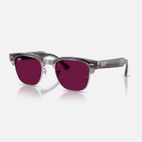 Ray-Ban Meta Audio Clubmaster Transitions (прозрачный сиреневый/ рубиновый фотохром)