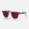 Ray-Ban Meta Audio Clubmaster Transitions (прозрачный сиреневый/ рубиновый фотохром)