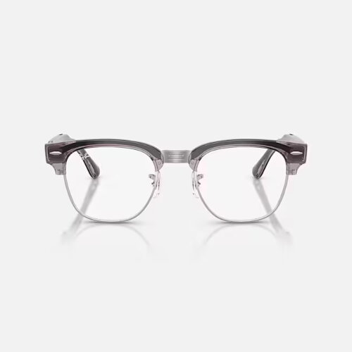 Ray-Ban Meta Audio Clubmaster Transitions (прозрачный сиреневый/ рубиновый фотохром)