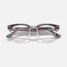 Ray-Ban Meta Audio Clubmaster Transitions (прозрачный сиреневый/ рубиновый фотохром)