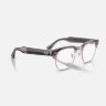 Ray-Ban Meta Audio Clubmaster Transitions (прозрачный сиреневый/ рубиновый фотохром)