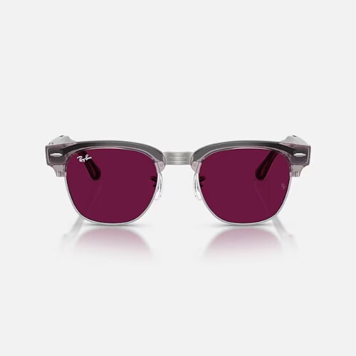Ray-Ban Meta Audio Clubmaster Transitions (прозрачный сиреневый/ рубиновый фотохром)