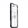 Чехол-накладка KINGXBAR для iPhone 8 и 7 со стразами Swarovski - черный (Звезда с Полумесяцем)