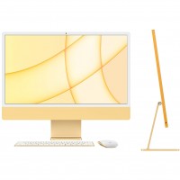 Apple iMac 24" (2021, M1, 8 ГБ, 256 ГБ SSD, 8-ядер CPU, 8-ядер GPU), желтый