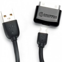 USB кабель Griffin micro USB + 30-pin