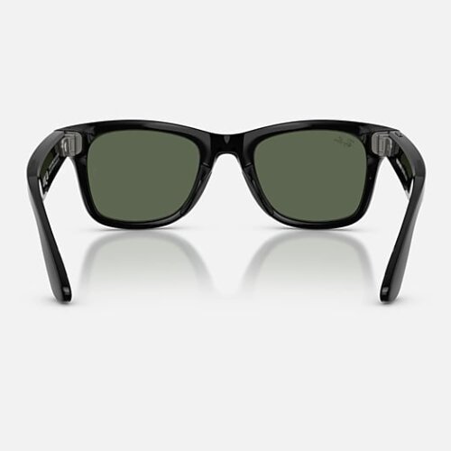 Ray-Ban Meta Gen 2 Wayfarer (линзы зеленые Classic G-15, глянцевая черная оправа) L