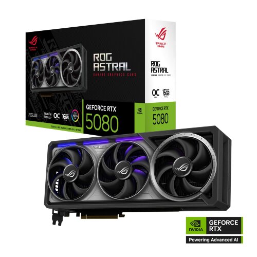 Видеокарта NVIDIA ASUS ROG Astral GeForce RTX 5080 OC 16 ГБ