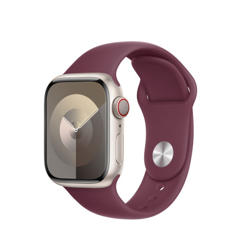 Спортивный ремешок для Apple Watch 41mm Sport Band (S/M) - Бордовый (Mulberry)