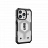 Защитный чехол Uag Pathfinder Clear для iPhone 15 Pro Max с MagSafe - Лед (Ice)