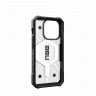 Защитный чехол Uag Pathfinder Clear для iPhone 15 Pro Max с MagSafe - Лед (Ice)