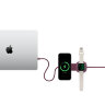Кабель зарядки Zens USB-C — USB-C Charging Cable Pro 3, бордовый