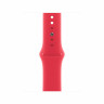 Apple Watch Series 9 41mm, Gold Stainless Steel Case with Sport Band - Red