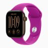 Apple Watch Series 12 46mm, Dark Bronze Aluminum Case with Sport Band - Magenta