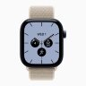 Apple Watch Series 12 42mm, Night Blue Ceramic Case with Sport Loop - Limestone