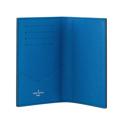 Обложка для паспорта Louis Vuitton Monogram Blue