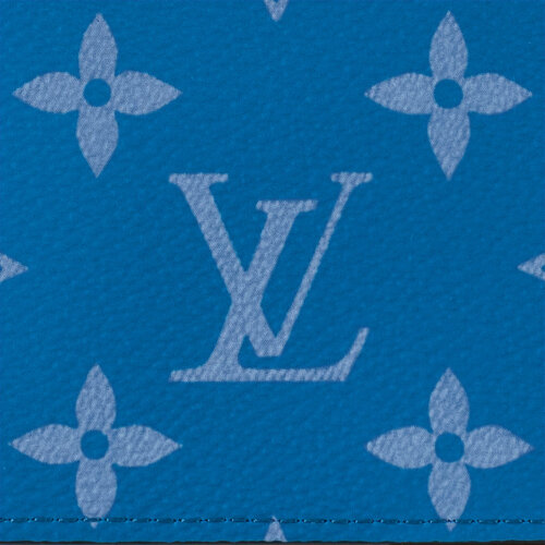 Обложка для паспорта Louis Vuitton Monogram Blue