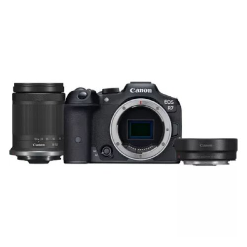 Canon EOS R7 Mirrorless Camera + RF-S 18-150mm F3.5-6.3 IS STM Lens + Mount Adapter EF-EOS R
