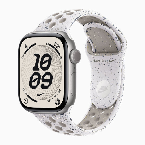 Apple Watch Series 11 42mm, Space Gray Aluminum Case with Nike Sport Band - Veiled Grey