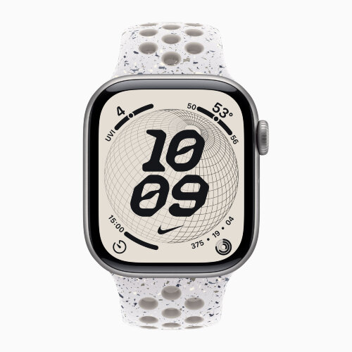 Apple Watch Series 11 42mm, Space Gray Aluminum Case with Nike Sport Band - Veiled Grey