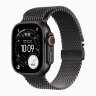 Apple Watch Ultra 3 49mm Black Titanium Case with Black Milanese Loop (Large) Apple Watch Ultra 3 49mm Black Titanium Case with Black Milanese Loop (Large)