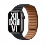 Кожаный ремешок 45mm Leather Link S/M для Apple Watch - Midnight