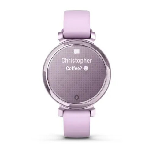 Умные часы Garmin Lily 2 35mm, Metallic Lilac, Lilac Silicone Band