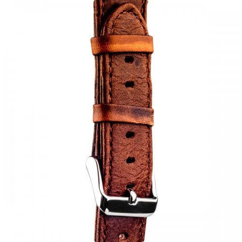 Ремешок кожаный iBacks с классической пряжкой для Apple Watch 42mm Темно-коричневый
