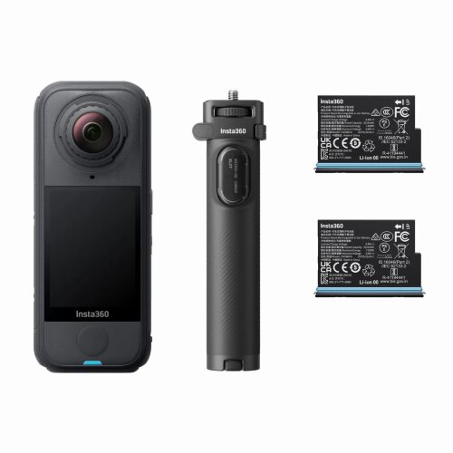 Лёгкая экшн-камера 360 Insta360 X4 Air Black Travel Bundle