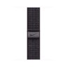 Apple Watch Series 9 45mm, Pink Aluminum Case with Nike Sport Loop - Black/Blue