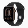 Apple Watch Series 12 46mm, Dark Bronze Aluminum Case with Sport Band - Black