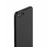 Силиконовая чехол-накладка J-case Shiny Glazed для iPhone 7 Plus и 8 Plus - Черная
