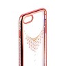 Чехол-накладка KINGXBAR для iPhone 8 и 7 со стразами Swarovski - розовый (Колье)