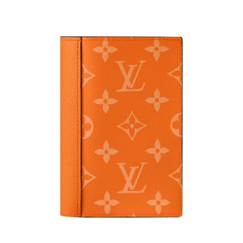 Обложка для паспорта Louis Vuitton Monogram Tangerine