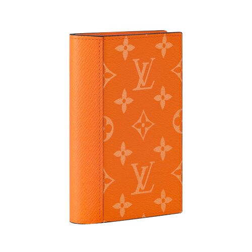 Обложка для паспорта Louis Vuitton Monogram Tangerine