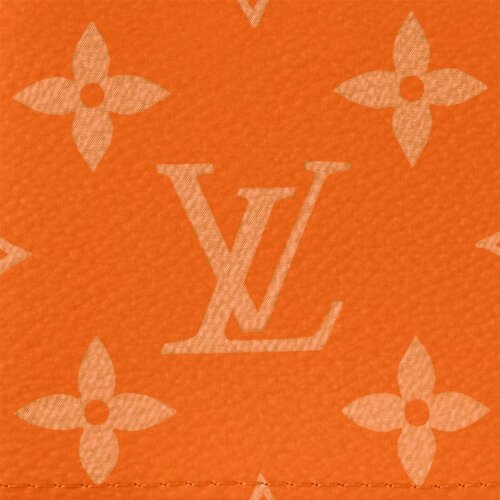 Обложка для паспорта Louis Vuitton Monogram Tangerine