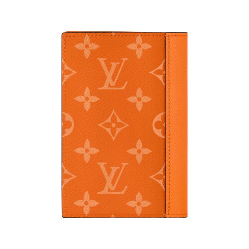 Обложка для паспорта Louis Vuitton Monogram Tangerine