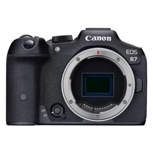Canon EOS R7 Mirrorless Camera and Mount Adapter EF-EOS R