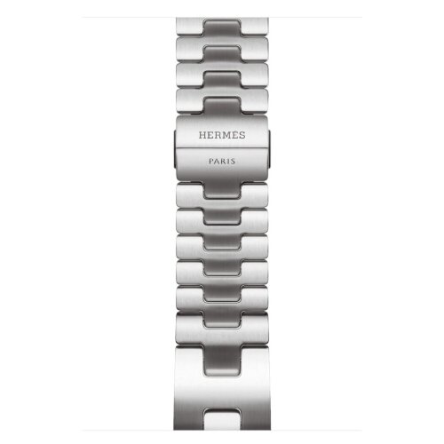 Apple Watch Hermes Series 11 46mm, блочный стальной браслет (L)