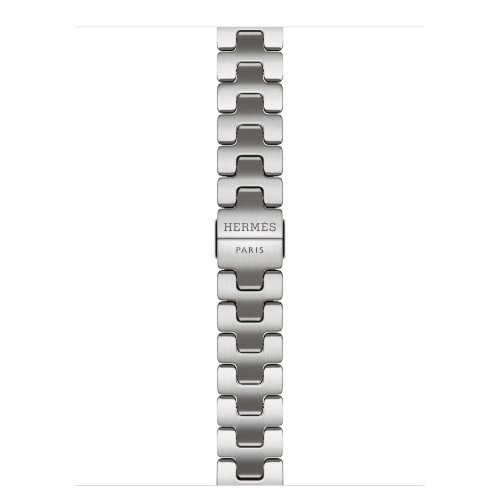 Apple Watch Hermes Series 11 42mm, блочный стальной тонкий браслет (M)