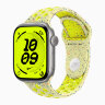 Apple Watch Series 11 42mm, Space Gray Aluminum Case with Nike Sport Band - Volt Splash