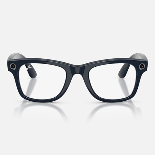 Ray-Ban Meta Gen 2 Wayfarer Transitions (глянцевая синяя оправа, линзы прозрачные - синий фотохром) M