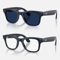 Ray-Ban Meta Gen 2 Wayfarer Transitions (глянцевая синяя оправа, линзы прозрачные - синий фотохром) M