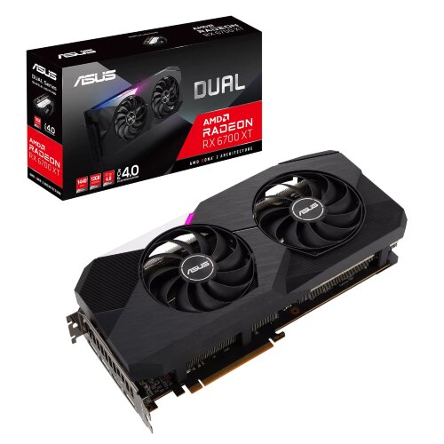 Видеокарта ASUS Dual Radeon RX 6700 XT OC Edition 12GB
