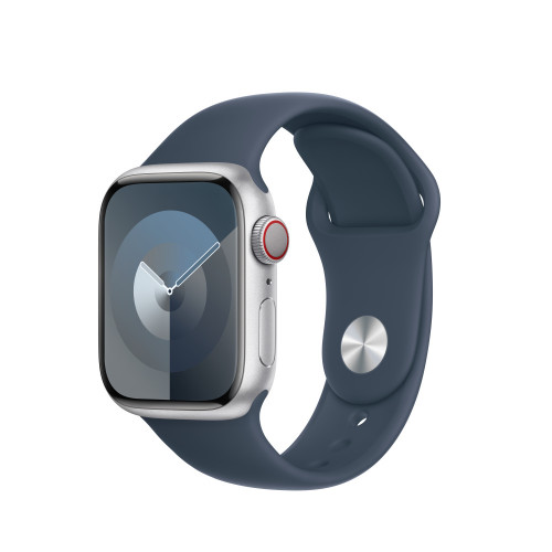 Спортивный ремешок для Apple Watch 41mm Sport Band (S/M) - Синий шторм (Storm Blue)