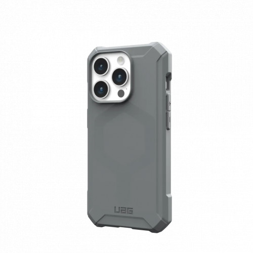 Защитный чехол Uag Essential Armor для iPhone 15 Pro Max с MagSafe - Серебро (Silver)