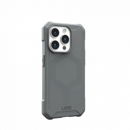 Защитный чехол Uag Essential Armor для iPhone 15 Pro Max с MagSafe - Серебро (Silver)