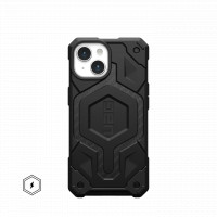 Защитный чехол Uag Monarch для iPhone 15 Plus MagSafe - Углеродное волокно (Carbon Fiber)